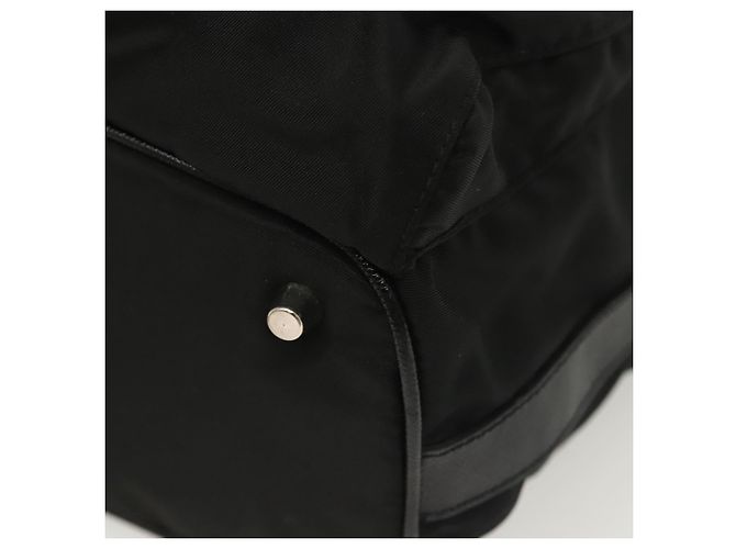Borsa a Spalla PRADA Nylon Nero Argento Autentica yk19273A - vista 15