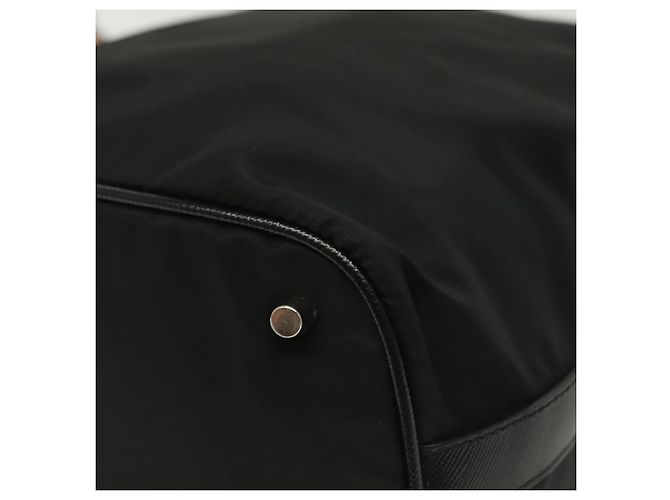 Borsa a Spalla PRADA Nylon Nero Argento Autentica yk19273A - vista 17