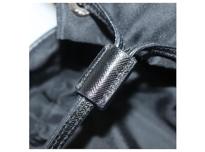 Borsa a Spalla PRADA Nylon Nero Argento Autentica yk19273A - vista 20