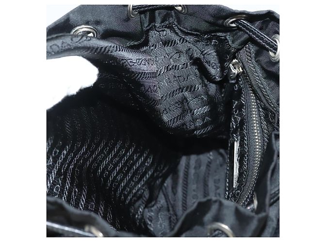 Borsa a Spalla PRADA Nylon Nero Argento Autentica yk19273A - vista 23