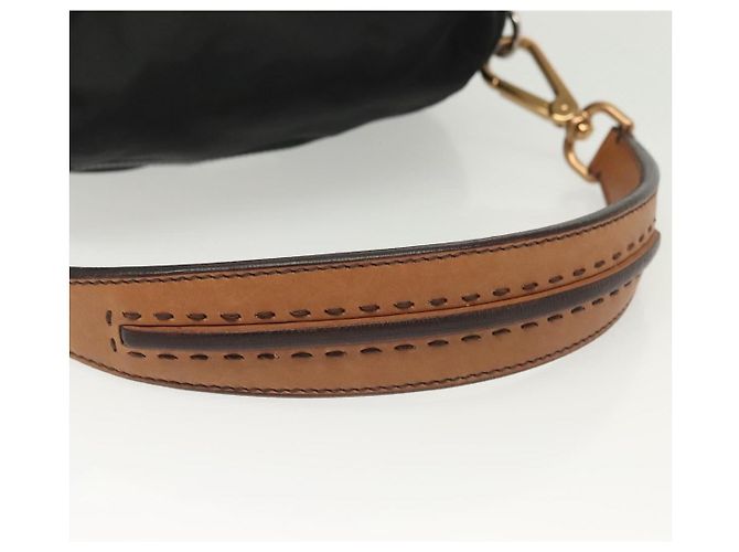 Borsa a Spalla PRADA Nylon Nero Argento Autentica yk19273A - vista 7