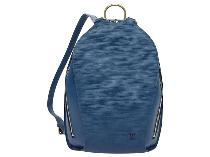 LOUIS VUITTON Zaino Epi Mabillon Blu M52235 LV Auth 140323A - vista 13