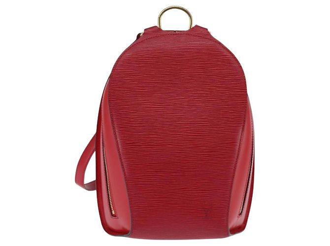 LOUIS VUITTON Zaino Epi Mabillon Rosso Castigliano M52237 LV Auth 145308A - vista 13