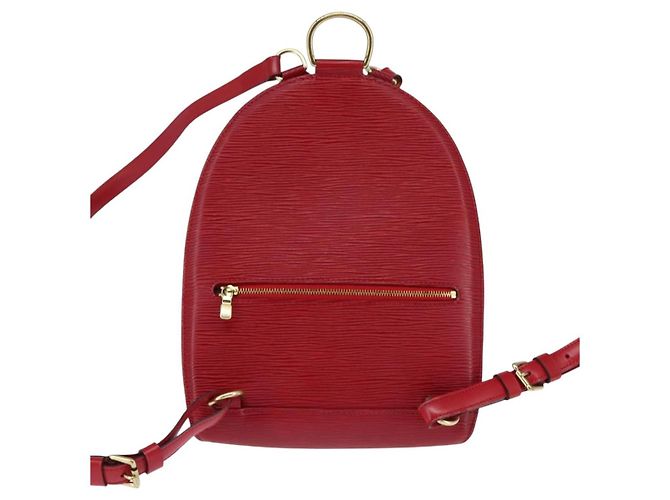 LOUIS VUITTON Zaino Epi Mabillon Rosso Castigliano M52237 LV Auth 145308A - vista 2