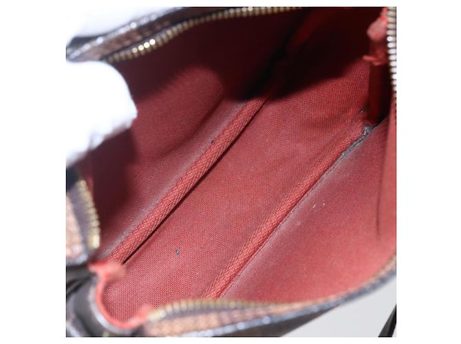 LOUIS VUITTON Pochette per il Trucco Damier Ebene N51982 LV Auth BA6543A - vista 11