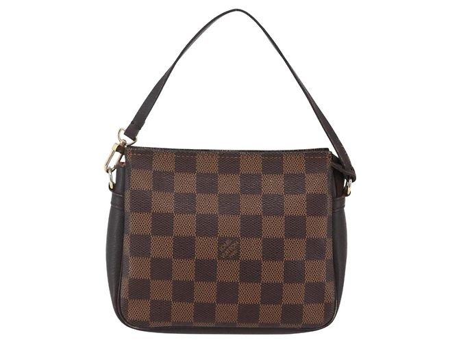 LOUIS VUITTON Pochette per il Trucco Damier Ebene N51982 LV Auth BA6543A - vista 13