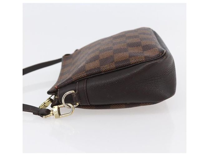 LOUIS VUITTON Pochette per il Trucco Damier Ebene N51982 LV Auth BA6543A - vista 3