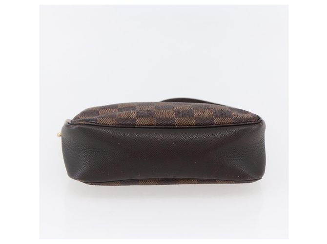 LOUIS VUITTON Pochette per il Trucco Damier Ebene N51982 LV Auth BA6543A - vista 5