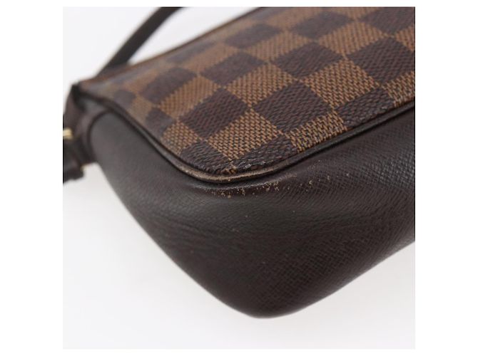 LOUIS VUITTON Pochette per il Trucco Damier Ebene N51982 LV Auth BA6543A - vista 9