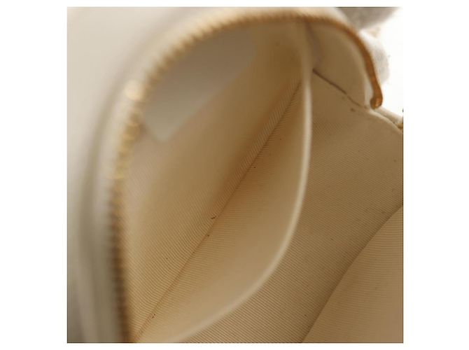 Borsa a Spalla CHANEL V Stitch in Mouton Bianco Oro CC Auth 148461AM D'oro - vista 22