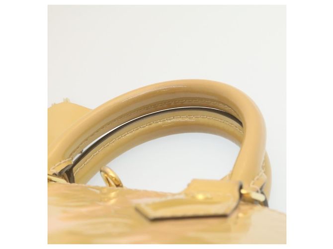 LOUIS VUITTON Vernis Rayures Alma BB Borsa a Mano 2in1 Beige Rosa M90970 Auth ai678M - vista 8