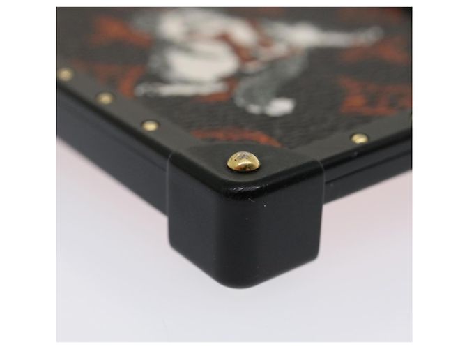 Custodia per iPhone Trunk Cat Eye Monogram Trasformata LOUIS VUITTON M63891 Auth 29562M Nero - vista 7