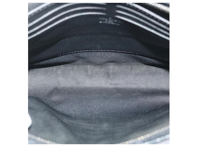 LOUIS VUITTON Pochette Voyage MM Monogram Split Borsa Clutch M63039 LV Auth ak168V Nero Argento - vista 10