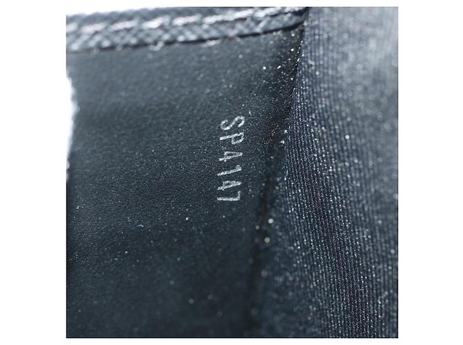 LOUIS VUITTON Pochette Voyage MM Monogram Split Borsa Clutch M63039 LV Auth ak168V Nero Argento - vista 11