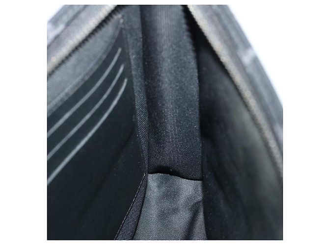 LOUIS VUITTON Pochette Voyage MM Monogram Split Borsa Clutch M63039 LV Auth ak168V Nero Argento - vista 18