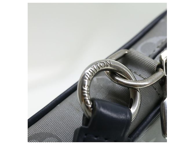LOUIS VUITTON Borsa Clutch Satellite Alpha Monogramma Argento M44171 LV Auth 32344V - vista 19