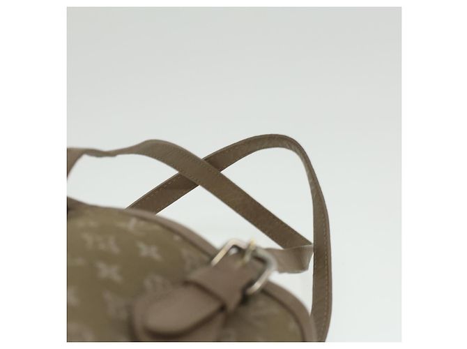 LOUIS VUITTON Borsa a mano Little bucket in satin Monogram Beige M92145 LV Auth am3521V - vista 8