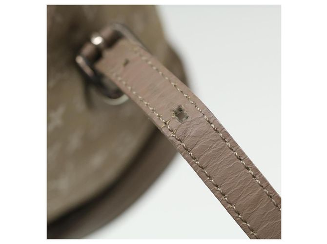 LOUIS VUITTON Borsa a mano Little bucket in satin Monogram Beige M92145 LV Auth am3521V - vista 9