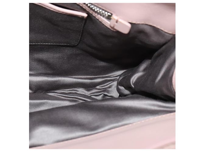 Bolso de mano Miu Miu de cuero 2 en 1 rosa plata Auth sw284V - vista 21