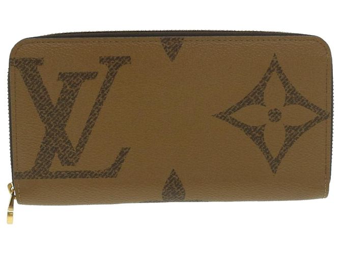 Zippy PORTFEUILLE LONG ZIPPÉ MONOGRAM GIANT RÉVERSIBLE LOUIS VUITTON M69353 LV Auth 38075M - vue 13