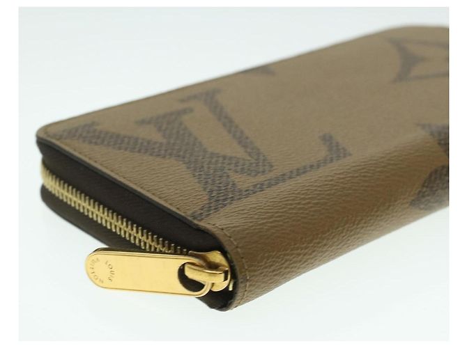 Zippy PORTFEUILLE LONG ZIPPÉ MONOGRAM GIANT RÉVERSIBLE LOUIS VUITTON M69353 LV Auth 38075M - vue 14