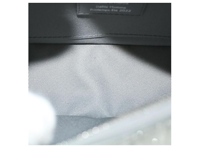 LOUIS VUITTON Mini Sac Trunk Doux Glitter Damier Argent M59726 LV Auth 51371V Argenté - vue 11