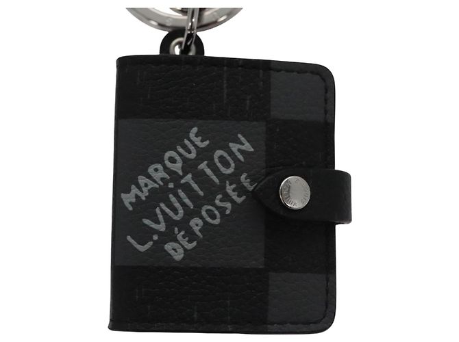 LOUIS VUITTON Llave Carnet Damier Archives M00480 Auth 109800M Negro Damier ebene - vista 13