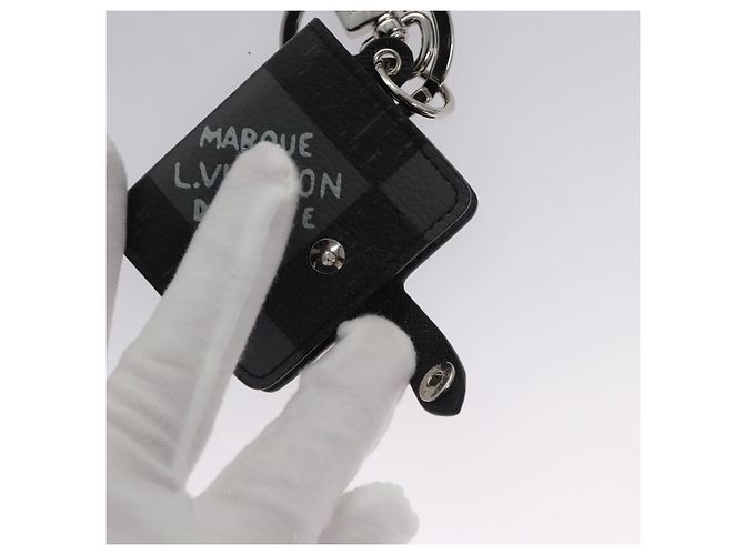LOUIS VUITTON Llave Carnet Damier Archives M00480 Auth 109800M Negro Damier ebene - vista 7