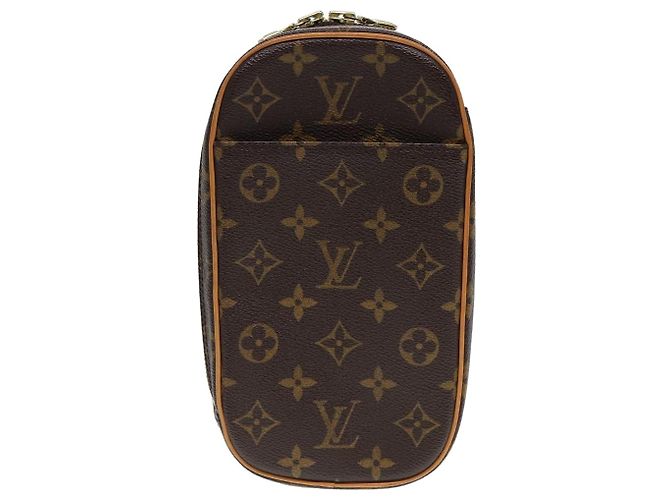 LOUIS VUITTON Monogram Pochette Gange Schultertasche M51870 LV Auth 77702V Monogramm - Ansicht 13