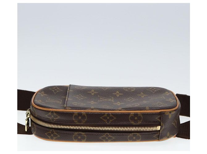 LOUIS VUITTON Monogram Pochette Gange Schultertasche M51870 LV Auth 77702V Monogramm - Ansicht 4