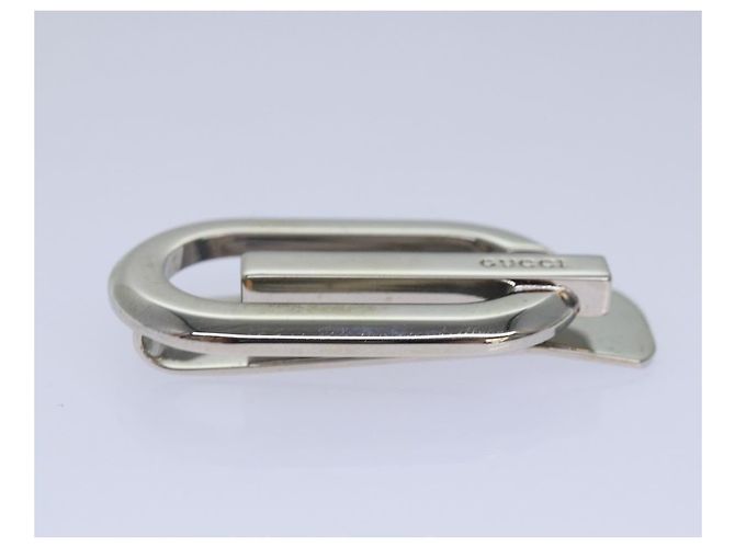 Clip per soldi in metallo GUCCI Argento Auth am6487V - vista 6