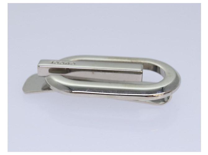Clip per soldi in metallo GUCCI Argento Auth am6487V - vista 7
