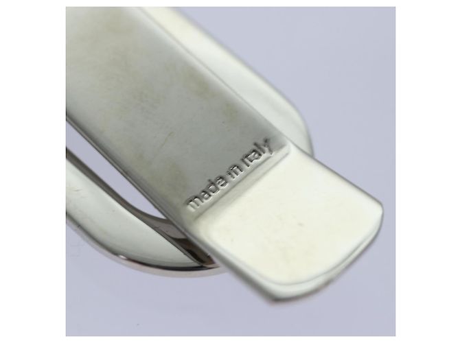 Clip per soldi in metallo GUCCI Argento Auth am6487V - vista 9