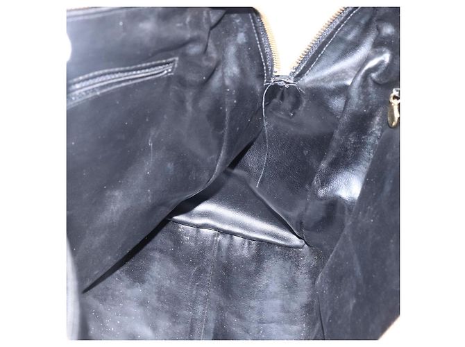 CHANEL Handtasche aus Lammleder Schwarz Gold CC Auth bs11142 Golden - Ansicht 21
