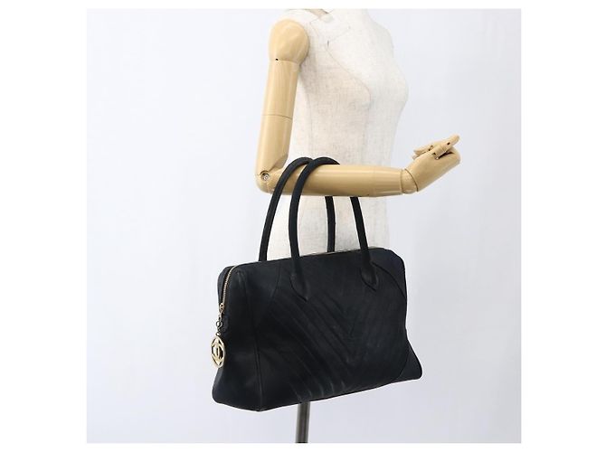 CHANEL Handtasche aus Lammleder Schwarz Gold CC Auth bs11142 Golden - Ansicht 28