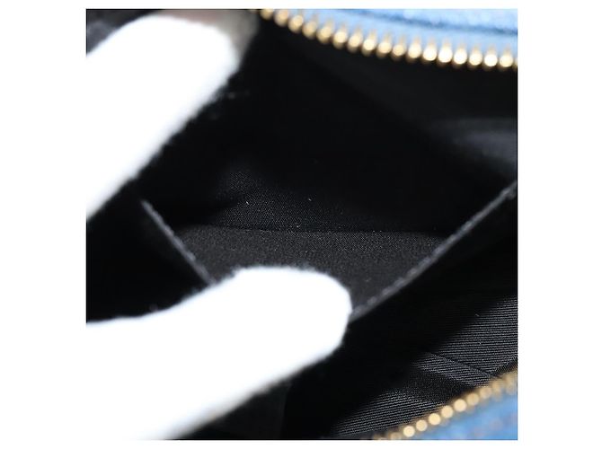 Borsa a Spalla VERSACE Denim Blu Oro Auth EC394V D'oro - vista 21