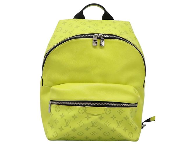 LOUIS VUITTON Zaino Taigalama Discovery Giallo M30228 LV Auth IN055V - vista 13
