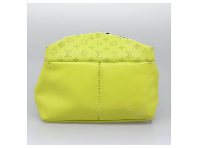 LOUIS VUITTON Zaino Taigalama Discovery Giallo M30228 LV Auth IN055V - vista 6