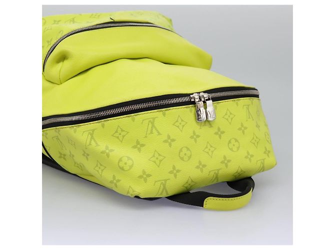 LOUIS VUITTON Zaino Taigalama Discovery Giallo M30228 LV Auth IN055V - vista 7
