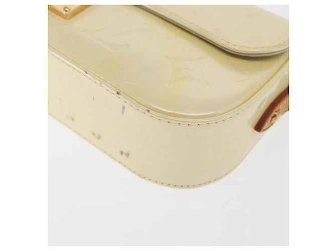 LOUIS VUITTON Borsa da Strada Malibu Monogram Vernis Perle M91507 LV Auth 142836 - vista 13