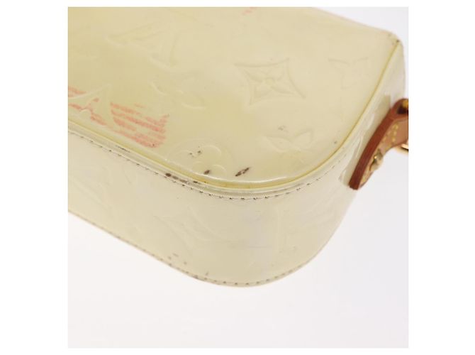 LOUIS VUITTON Borsa da Strada Malibu Monogram Vernis Perle M91507 LV Auth 142836 - vista 15