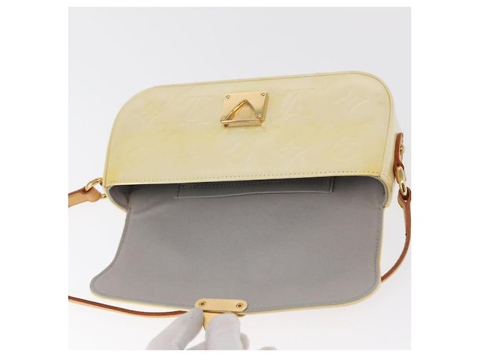 LOUIS VUITTON Borsa da Strada Malibu Monogram Vernis Perle M91507 LV Auth 142836 - vista 17