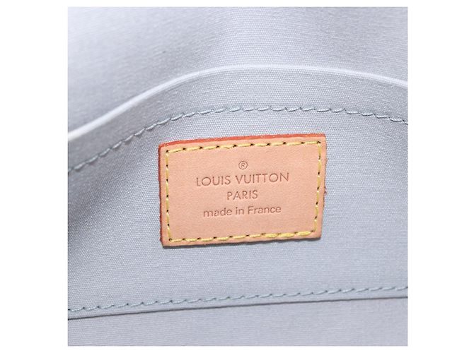 LOUIS VUITTON Borsa da Strada Malibu Monogram Vernis Perle M91507 LV Auth 142836 - vista 18