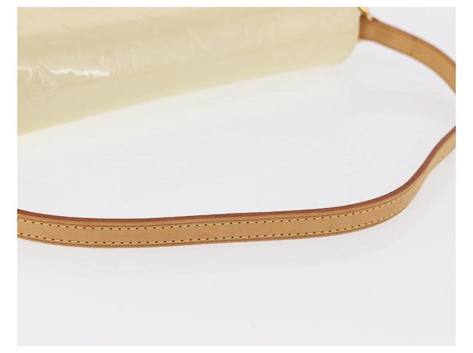 LOUIS VUITTON Borsa da Strada Malibu Monogram Vernis Perle M91507 LV Auth 142836 - vista 8