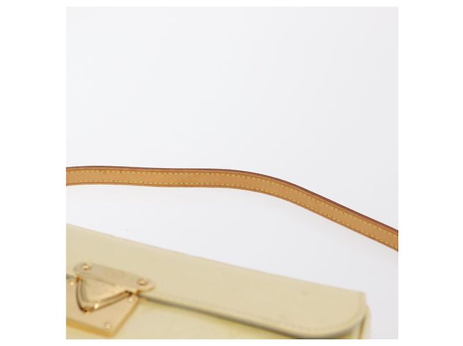 LOUIS VUITTON Borsa da Strada Malibu Monogram Vernis Perle M91507 LV Auth 142836 - vista 9