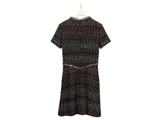 CHANEL Mono de Tweed Marino CC Auth BA2161M Azul marino - vista 2