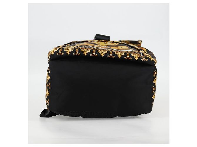 FENDI Zucca Canvas FENDACE Versace Kooperation Rucksack Schwarz Auth BA2349SAM Braun - Ansicht 5