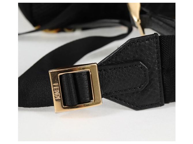 FENDI Zucca Canvas FENDACE Versace Kooperation Rucksack Schwarz Auth BA2349SAM Braun - Ansicht 9