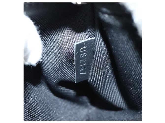 CUSTODIA PER IPHONE LOUIS VUITTON Monogram Eclipse Fragment M64433 LV Auth MX502SAM Monogramma - vista 11