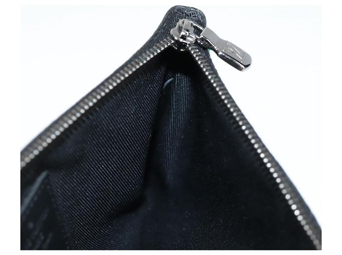 CUSTODIA PER IPHONE LOUIS VUITTON Monogram Eclipse Fragment M64433 LV Auth MX502SAM Monogramma - vista 20